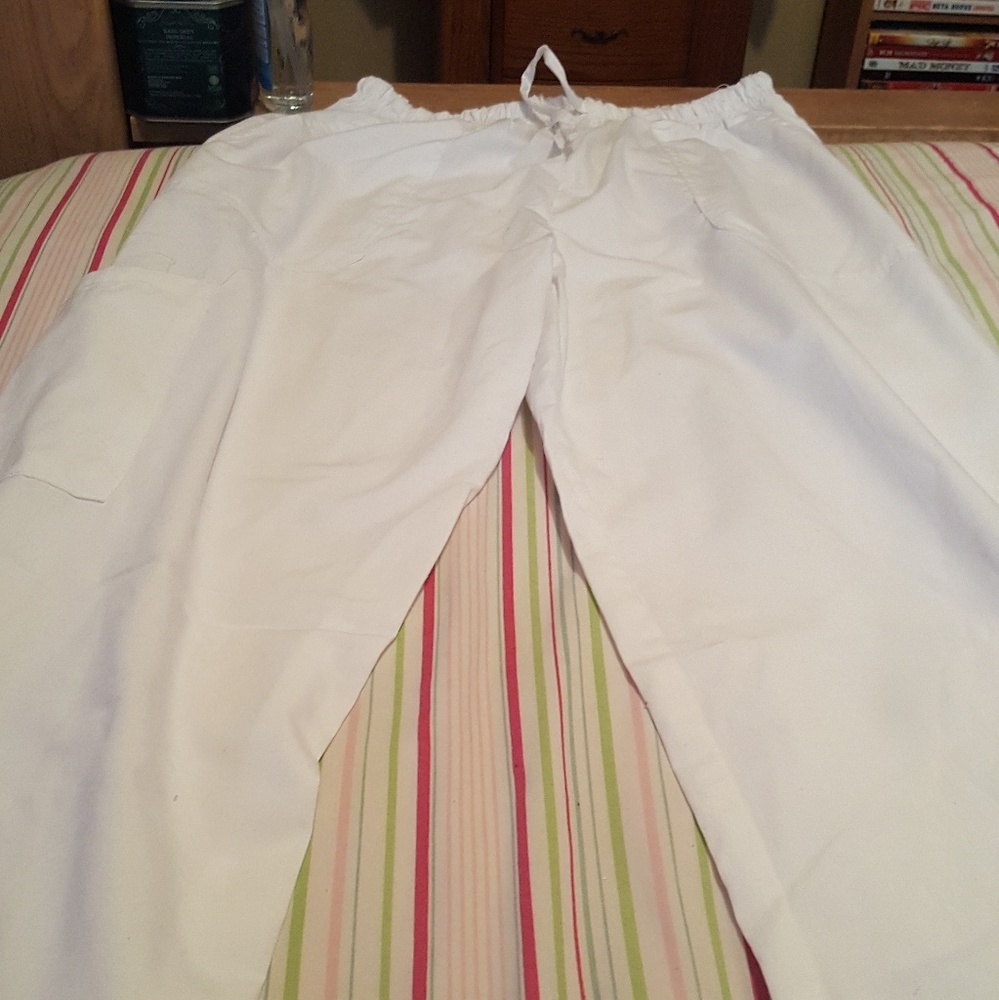 White Nurse Scrub Pants